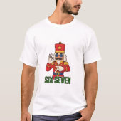 Six Seven Snowman Christmas Nutcracker 6 7 Xmas  Tシャツ (正面)
