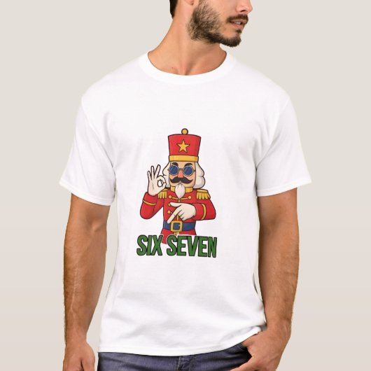 Six Seven Snowman Christmas Nutcracker 6 7 Xmas  Tシャツ (正面)