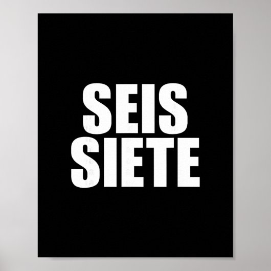 Six Seven Spanish  ポスター (正面)