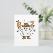 Six Seven Spooky Halloween Sport 67 Mason Meme シーズンポストカード (スタンド正面)