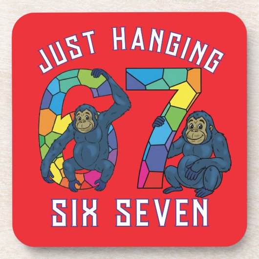 six seven T-Shirt コースター (正面)