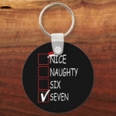 Six Seven Trending 67 Gen Alpha Slang  キーホルダー (正面)