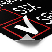 Six Seven Trending 67 Gen Alpha Slang  ポスター (角)