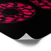 Six Seven Viral Sketch Heart 67 Cute Valentine Sch ポスター (角)