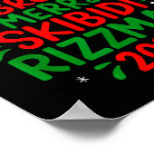 Six Seven Xmas Tree 67 No Cap Bruh Meme 6 7 Christ ポスター (角)