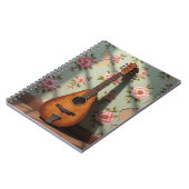 Six-Stringed Dulcimer Vintage Rare Instrument ノートブック (左側)