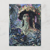 Six-winged Seraphim (Azrael) by Mikhail Vrubel ポストカード (正面)