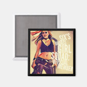 Six's Badass Girl Squad：マグネット マグネット (正面/裏面)