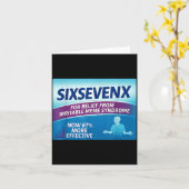 Sixsevenx ゆるキャラ ナンバー パロディ 先生 カード (黄色い花)