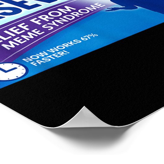 Sixsevenx Relief From Meme Numbers Parody Teacher ポスター (角)