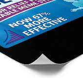 Sixsevenx Relief From Meme Numbers Parody Teacher  ポスター (角)