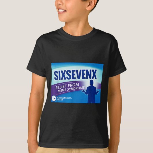 Sixsevenx Relief From Meme Numbers Parody Teacher  Tシャツ (正面)