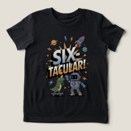 SIXtacular - 6誕生日Tシャツ子供へ トライブレンドＴシャツ