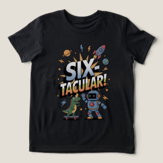SIXtacular - 6誕生日Tシャツ子供へ トライブレンドＴシャツ