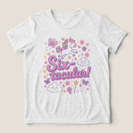 SIXtacular - 6誕生日Tシャツ子供へ トライブレンドＴシャツ