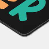 Sixth Grade Teacher | Colorful Text Design  デスクマット (コーナー)