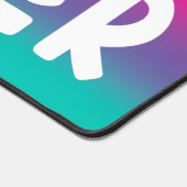 Sixth Grade Teacher | Text Design Colorful Ombre デスクマット (コーナー)