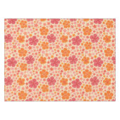 Sixties Hawaiian hibiscus pattern テーブルクロス (正面(横))