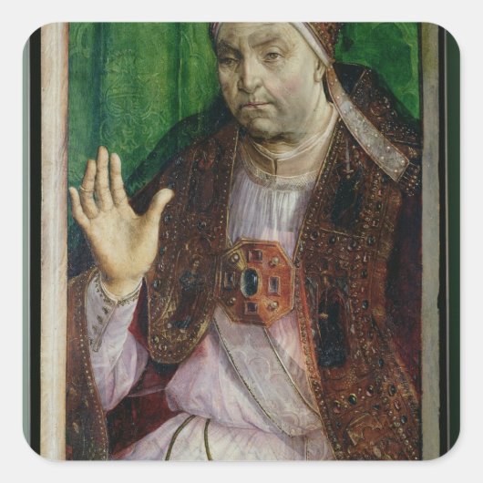 Sixtus IV c.1475のポートレート スクエアシール (正面)