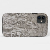 Sixtus V (1521-90年)法皇は式に運ばれます Case-Mate iPhoneケース (裏面(横))