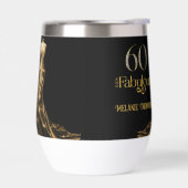 Sixty and Fabulous Gold Dress Black 60th Birthday (左面)