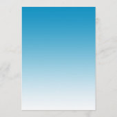 Sixty and Sassy Malibu Blue 60th Birthday 招待状 (裏面)