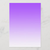 Sixty and Sassy Purple Ombre 60th Birthday 招待状 (裏面)