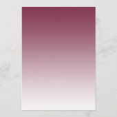 Sixty and Sassy Red Plum 60th Birthday 招待状 (裏面)