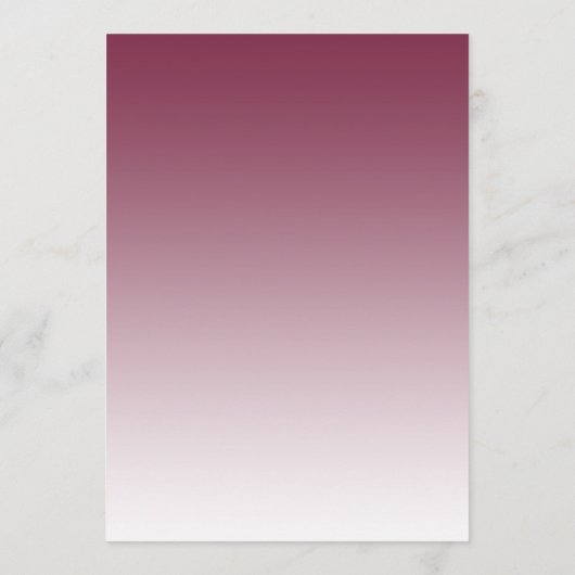 Sixty and Sassy Red Plum 60th Birthday 招待状 (裏面)