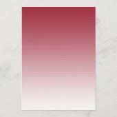 Sixty and Sassy Scarlet Red 60th Birthday 招待状 (裏面)