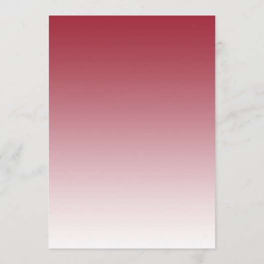 Sixty and Sassy Scarlet Red 60th Birthday 招待状 (裏面)