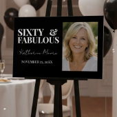 Sixty & Fabulous アクリルサイン