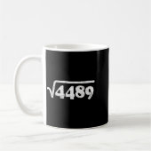 Sixty Seven 67 Meme Square Root 4489 Slang Math Te コーヒーマグカップ (左)