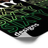 「SIXTYNINEデザイン」ロゴ ポスター (角)