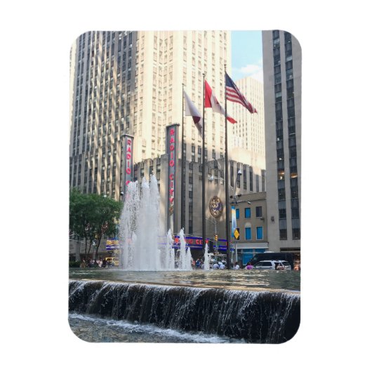 Sixvi Avenue Architecture New York City写真 マグネット (縦)