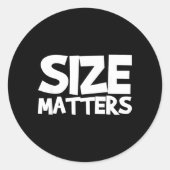 Size ラウンドシール (正面)