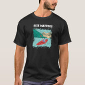 Size Matters Whitewater Kayaking Premium Tシャツ (正面)