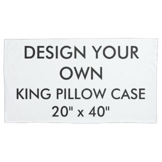 Size Pillow Caseカスタムでパーソナライズな王20" x40 " 枕カバー