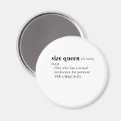 SIZE QUEEN （定義） マグネット (正面/裏面)