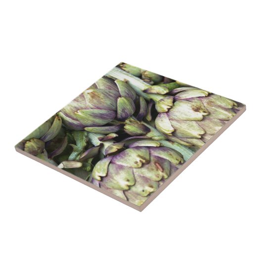 Sizilianisches Stillleben mit Artischocken タイル (側面)