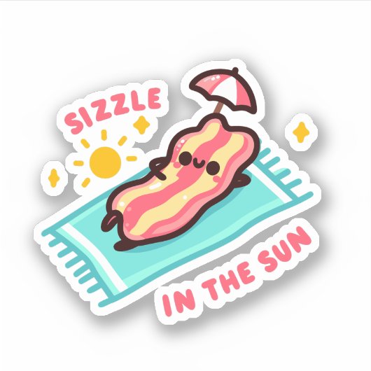 Sizzle in the sun シール (正面)