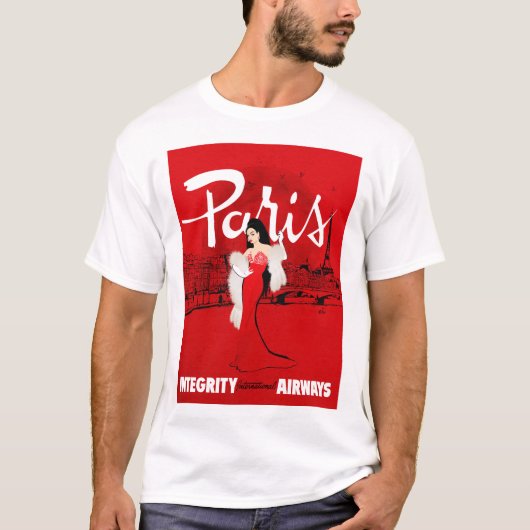Sizzling in Paris Tシャツ (正面)