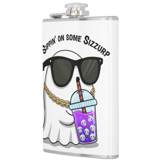 Sizzurp Ghost Kawaii Flask フラスク (左)