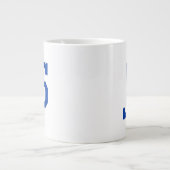 SJスパルタンのロゴ ジャンボコーヒーマグカップ (正面)