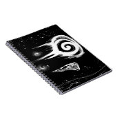 SJネガティブスパイラルアートワークプリント ノートブック (右側)