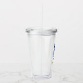 SJ Spartansのロゴ アクリルタンブラー (右)