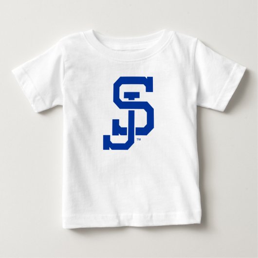 SJ Spartansのロゴ ベビーTシャツ (正面)