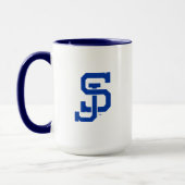 SJ Spartansのロゴ マグカップ (左)