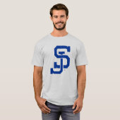SJ Spartansのロゴ Tシャツ (正面フル)