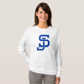 SJ Spartansのロゴ Tシャツ (正面フル)
